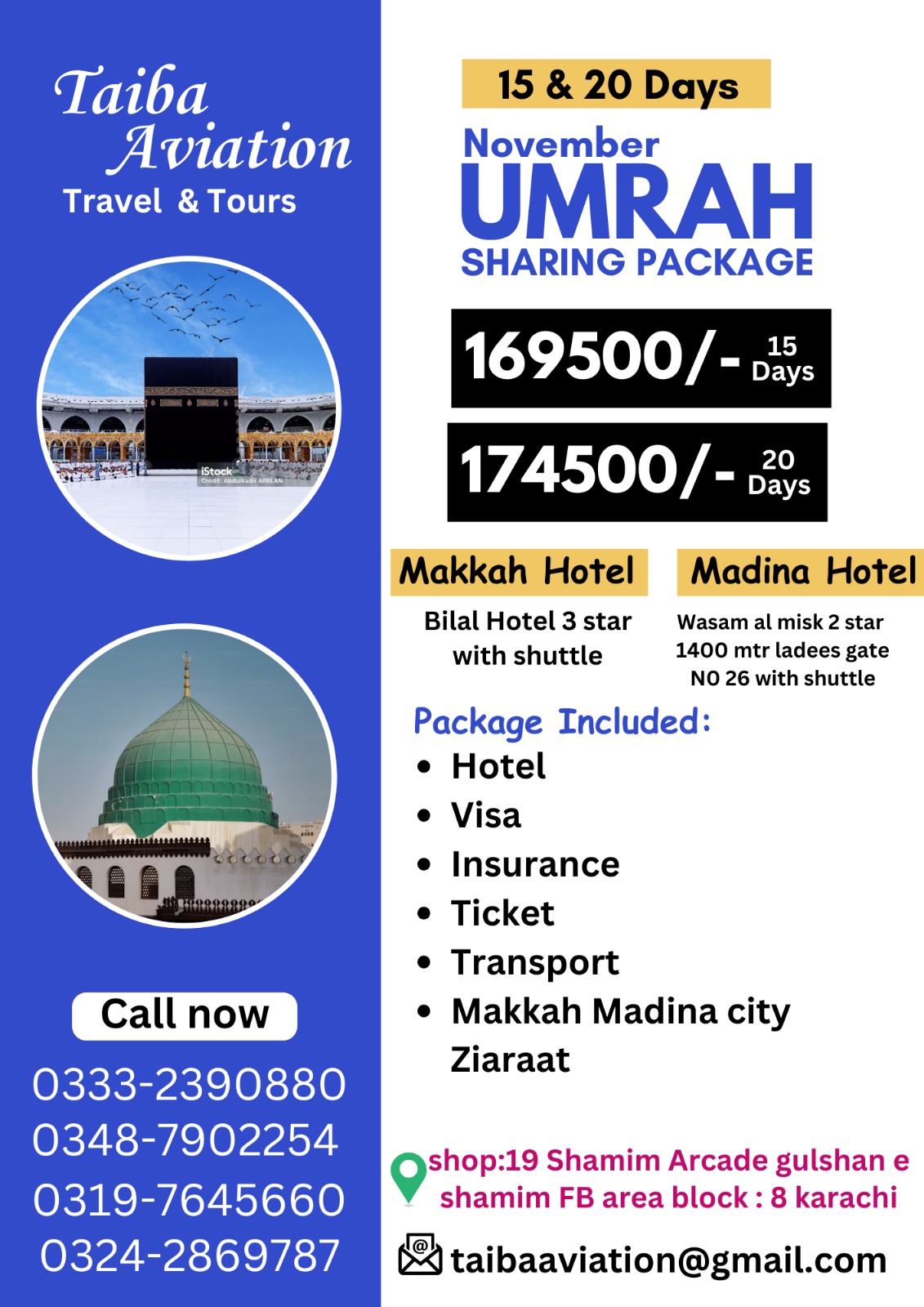 20 Days Umrah Package - Special Offer